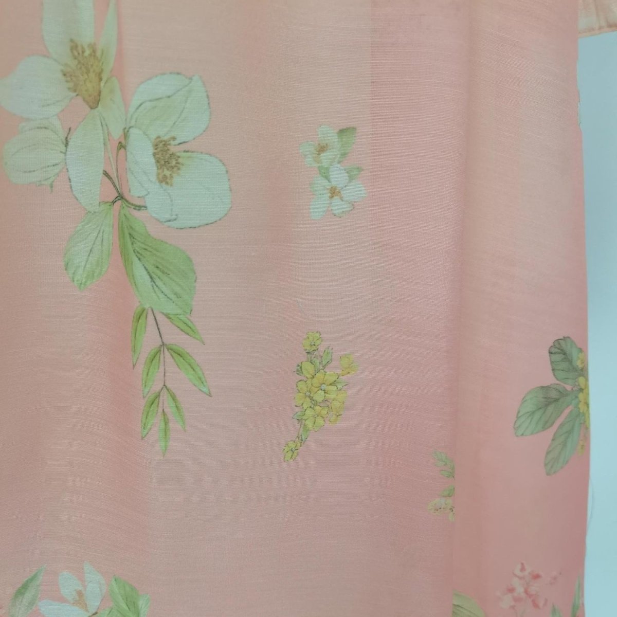 Vintage Floral Print Dress with Ruffle Collar(MS357) - Mariam's Collection