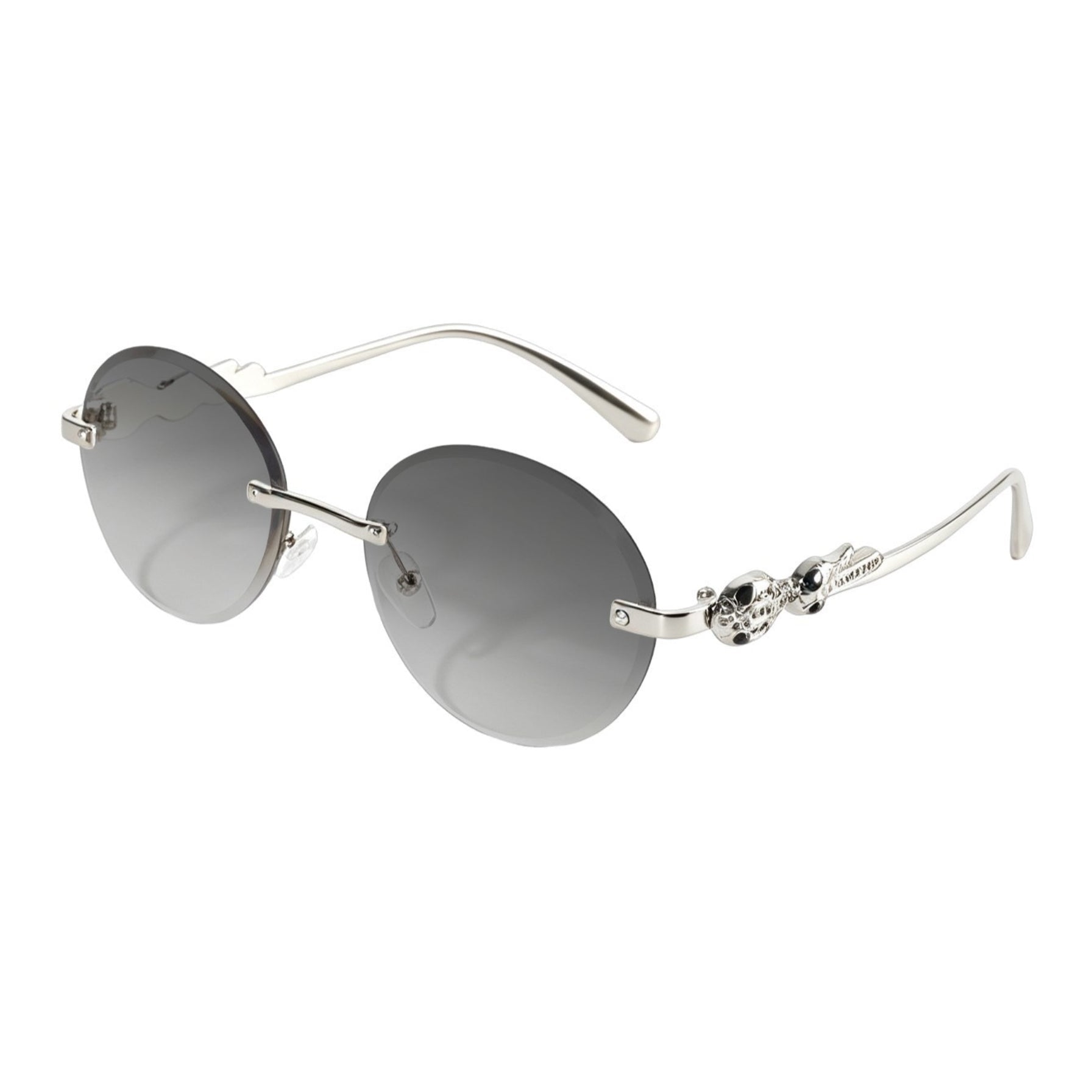 Vintage Oval Rimless Sun Glasses（MAC446） - Mariam's Collection
