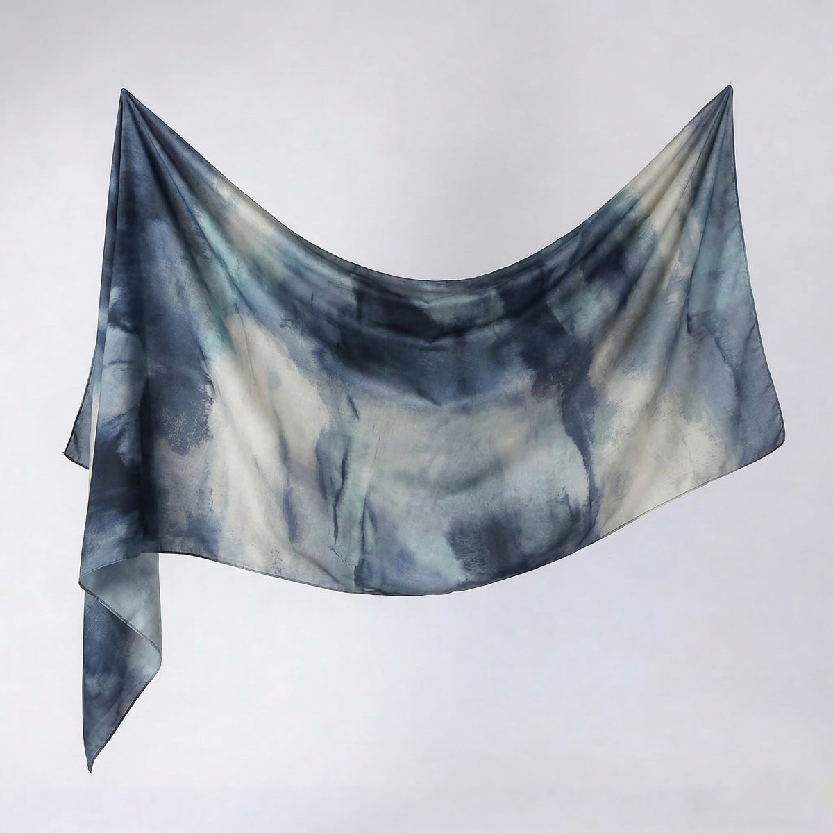 Hijab shawl fabric close-up showing lightweight UV-protective weave