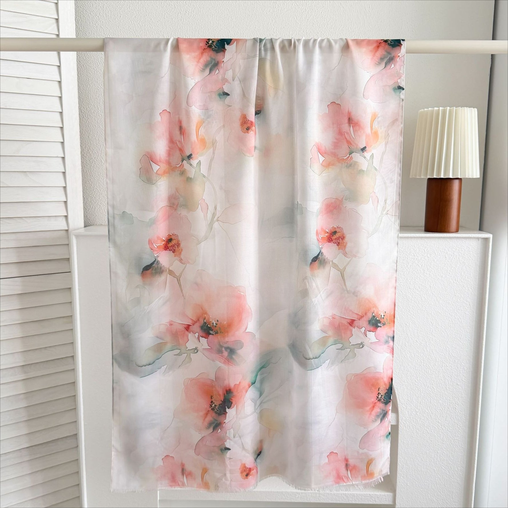 Watercolour & Tie-Dye Print Lightweight Hijab Scarf(MH257) - Mariam's Collection
