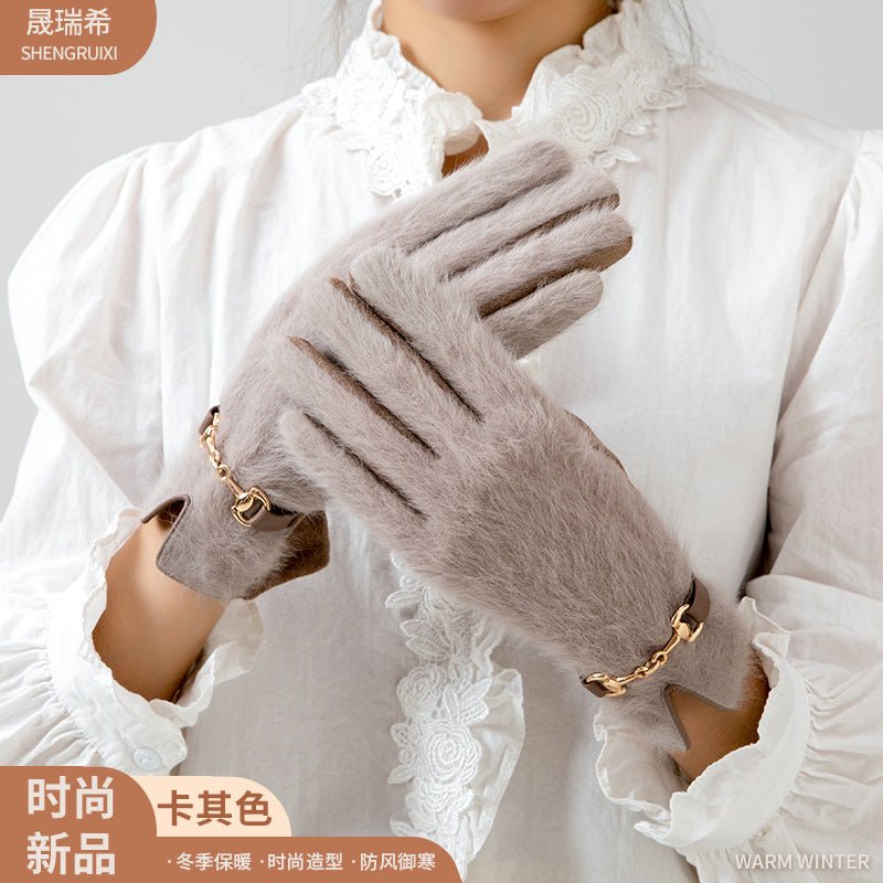 Winter Everyday Versatile Plush Warm Gloves (MAC309) - Mariam's Collection